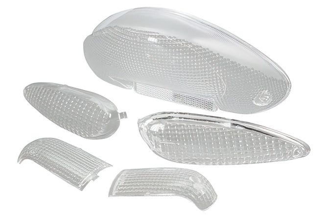 Indicator + Taillight Lens Set STR8 Suzuki Katana white