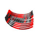 Rim Sticker Set Scooter 10" Stage6 Red