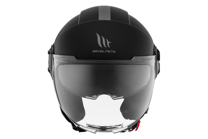 Open Face Helmet MT Helmets Viale SV S matte black