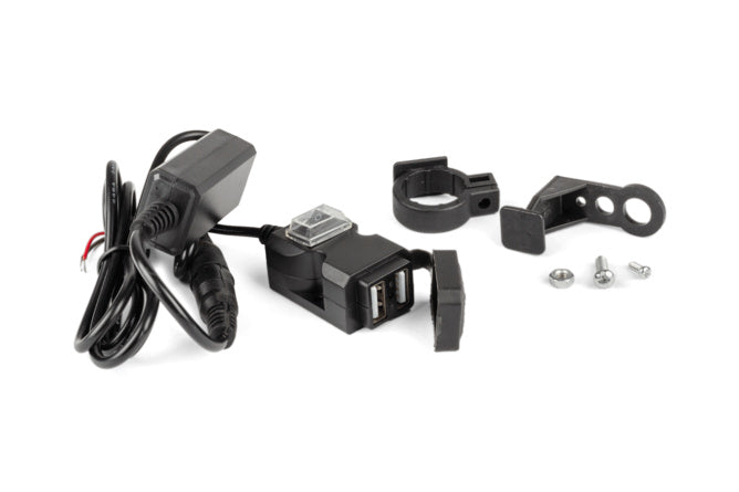 Double USB motorcycle socket