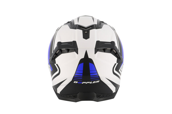 Motocross Helmet Doppler Black / White / Blue