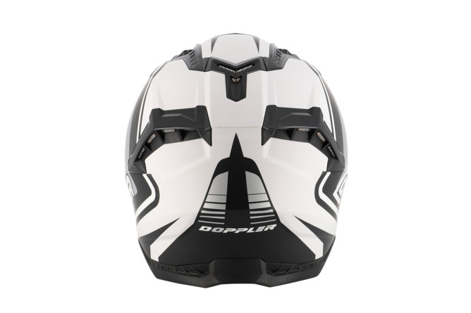 Motocross Helmet Doppler Black / White / Grey