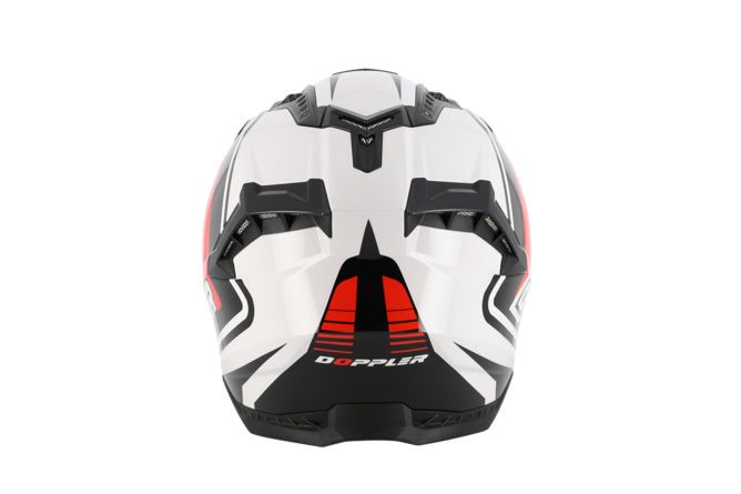 Motocross Helmet Doppler Black / White / Red