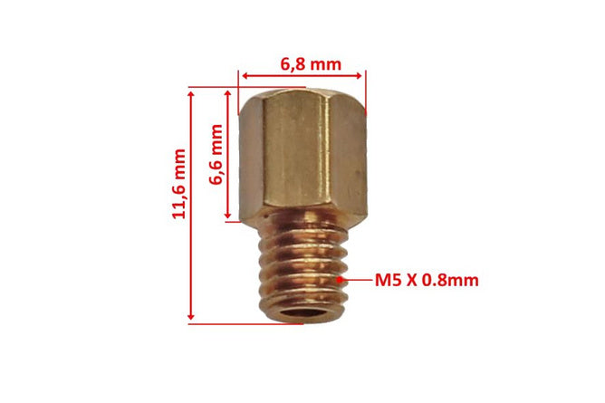 Main jet set x10 Mikuni TM / TMX / VM 48 - 65