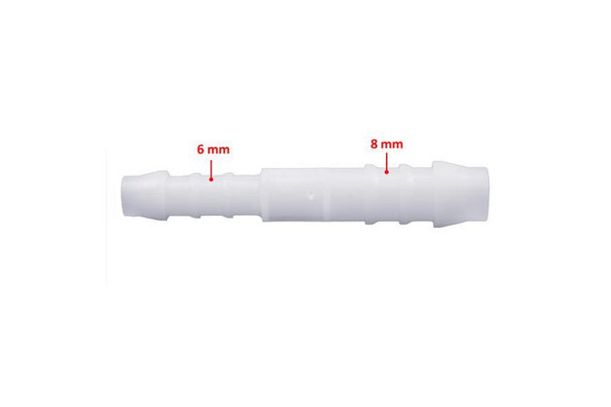 Hose Connector reducer 8mm / 6mm (x1)