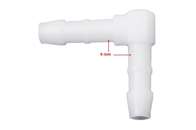 Hose Connector 90° - 4mm (x1)
