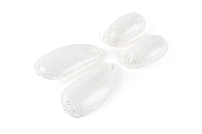 Indicator Lenses front / rear white Piaggio Typhoon / NRG