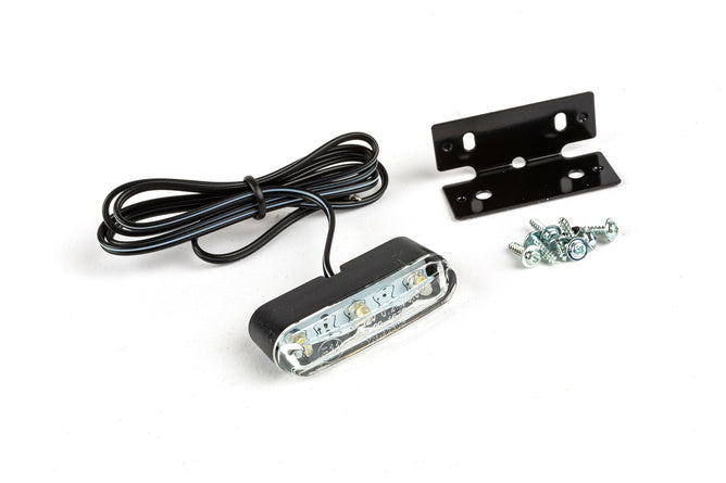 License Plate Light 3 LEDs black base