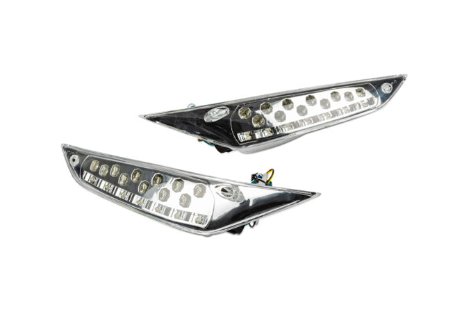 Indicators LED front Piaggio Zip after 2000 chrome